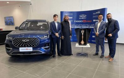 Tiggo8 Pro, Suudi Arabistan’da En İyi Teknolojiye Sahip SUV Ödülünü Kazandı