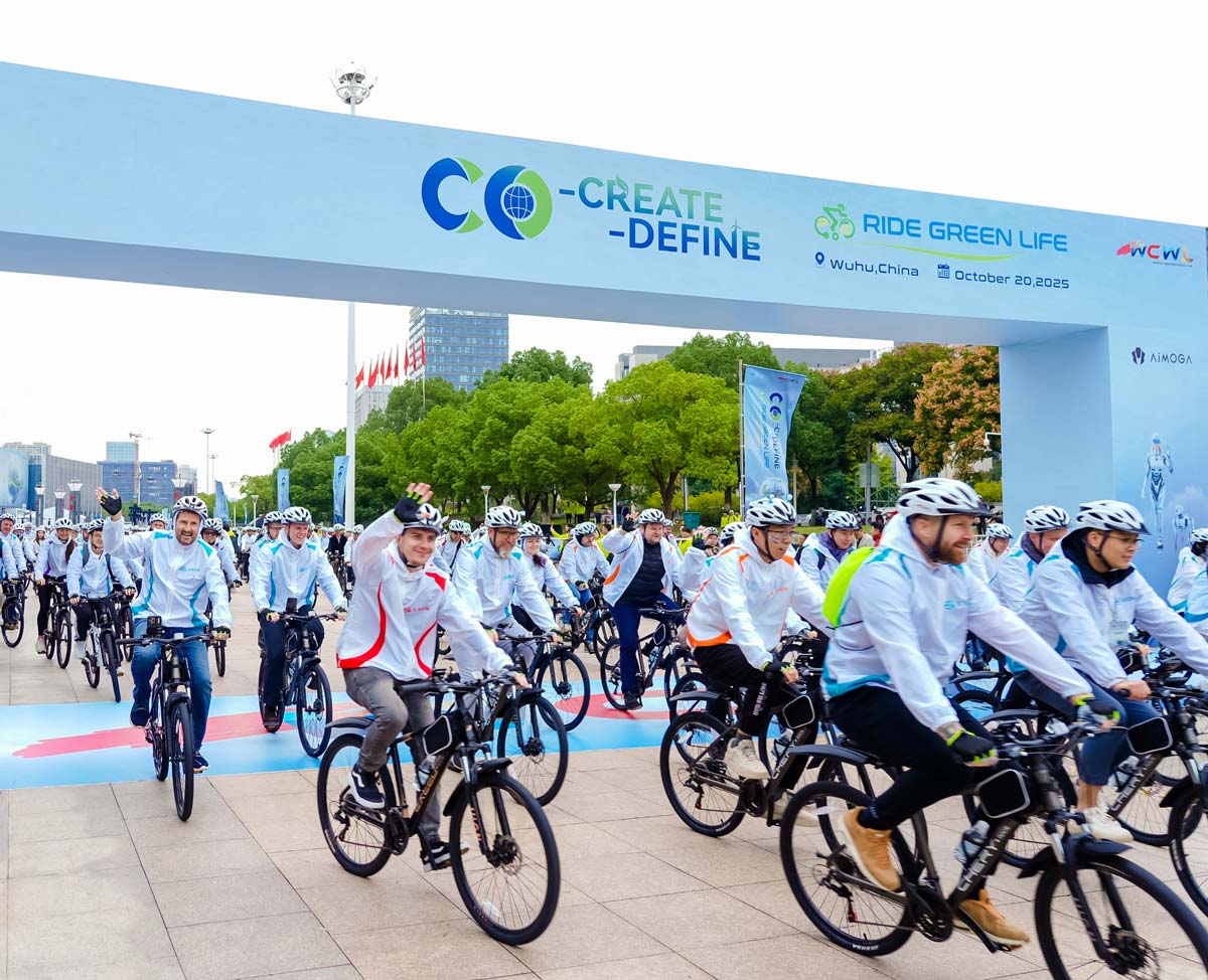 Chery International User Summit Ride Green Life çevre dostu bisiklet etkinliği