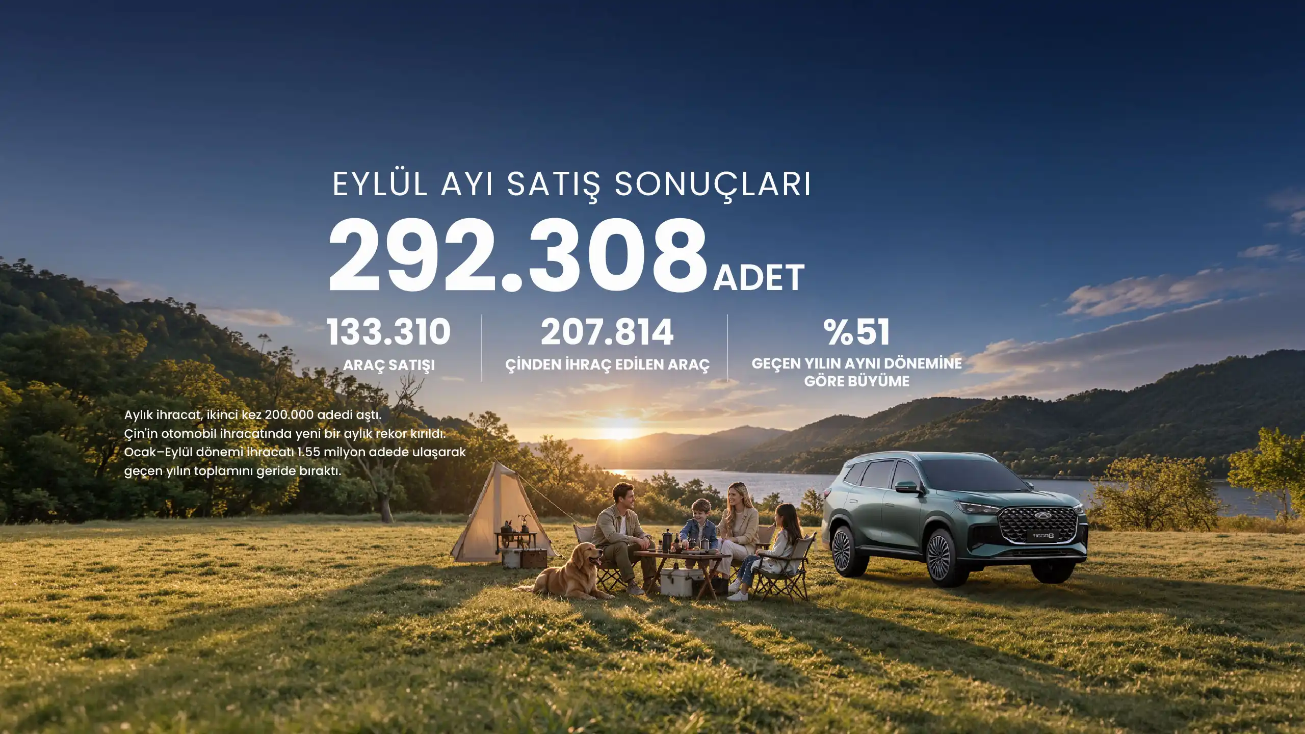 Chery sürdürülebilirlik vizyonu ve küresel hedefleri sahne sunumu